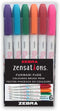 ZEBRA PEN Brush, Point, Assorted Colors, 6-Count Zebra FUNWARI Pen ST 6/PKG, 6-Pack...