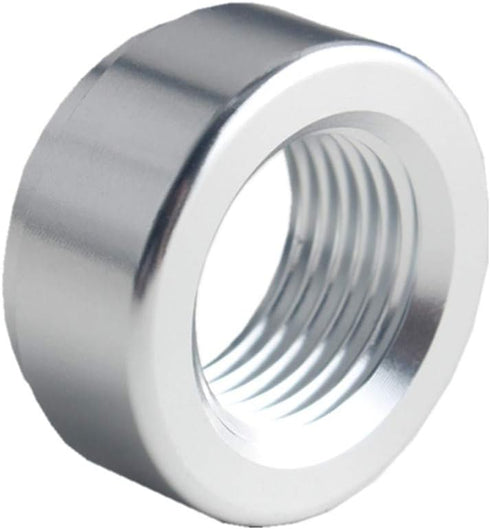 DEWHEL Pair 3/8" NPT Pipe Thread Aluminum Weld On Fitting Bung (Silver)...