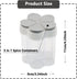 2 Pcs 5 in 1 Spice Containers, Multi-Spice Dispenser, Portable Travel Seasoning Condiment Containers, Salt Pepper Spice Shaker with Lid and Labels...