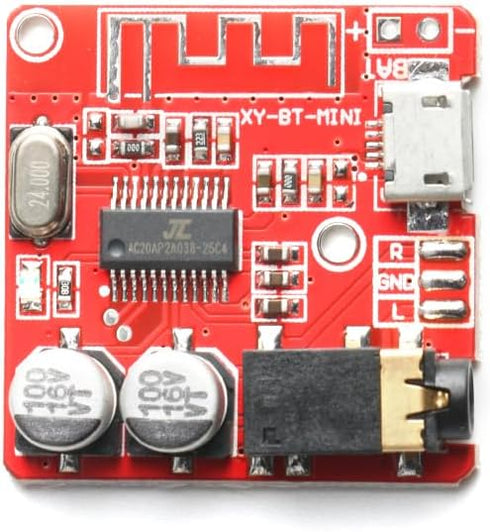 5Pcs Bluetooth Decoding Board XY-BT-Mini MP3 Bluetooth 4.1 Amplifier Module Car Speaker Power Amplifier Board Bluetooth 4.1 Circuit Board WAV+APE+...