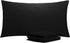NTBAY King Pillowcase Set - 2 Pack Brushed Microfiber 20x36 Pillowcases - Soft, Wrinkle-Free, Fade-Resistant, Stain-Resistant, Black Pillowcases w...