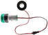 3pcs AC Current and Voltage Indicator with Two-Digit Display, 22mm Round Head LED Multi-Function Measuring Instrument Monitor Green red Yellow...
