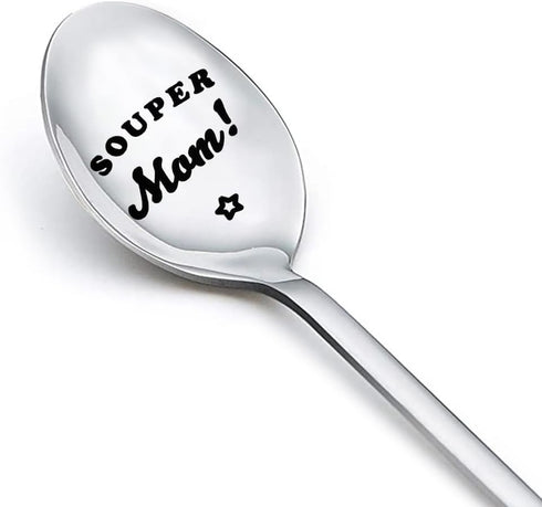 Funny Mothers Day Gifts for Mom Mother Souper Mom Spoon Gifts for Mama Mommy Mom Birthday Christmas Gifts for New Mom Mother In Law Best Mom Ever ...