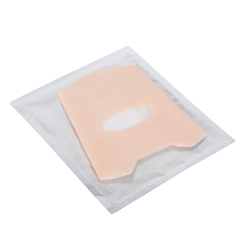 Yinhing Outdoor Gel Mask,4pcs Cooling Patch with Earloops Disposable Sun Protection Face Hydrogel Mask Skincare Half Cover Mask for Outdoor Use...