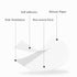 100 Pcs Eyeshadow Shields Eyeshadow Stencils Lint Free Under Eye Pads Prevent Makeup Residue, Eye Shadow Makeup Patches for Eyeliner, Eyelash Exte...