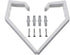 4PCS Helmet Holders Plastic Hanging Hooks Wall Mounted Hangers Hat Glove Bag Shoe Clothes Rack (White-4PC)...