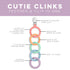 Ryan & Rose Cutie Clinks Attachable Teether Chew Toy for Babies (Mosaic)...