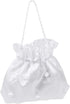 Satin Money Bag Bridal Wedding Dolly Bag Party Handbag (White), 1...
