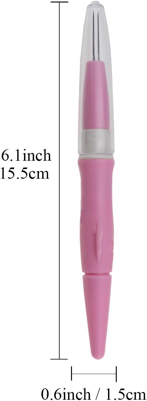 Needle Felting, Felting Needle Tool with 3 Needles, Pen Style Needle Felting Tool, Wool Felt Needle Tools, Felting Starter for DIY Patchwork & Cra...