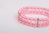 2 Rows Pearls Pet Dog Necklace Collar Bling Accessories Charm Pet Puppy Jewelry Puppy Chihuahua Yorkie Handmade Adjustable (Pink, Extra Small)...
