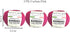 3PK Bambino Lux Cotton Yarn, Knit and Crochet, Organic Cotton Acrylic Blend, Baby and Amigurumi, 150g, 315m (Fuschia Pink)...