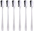 Buyer Star Long Handle Iced Tea Spoons Set of 6, 8 inch 18/10 Coffee Spoon Sets for Mixing, Cocktail Stirring, Tea, Coffee, Milkshake, Cold Drink...