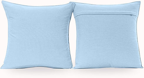 NiNi ALL Outdoor Waterproof Throw Pillow Covers Set of 2 Decorative Farmhouse Garden Pillowcase Solid Cushion Cases for Patio Tent Couch 18x18 inc...