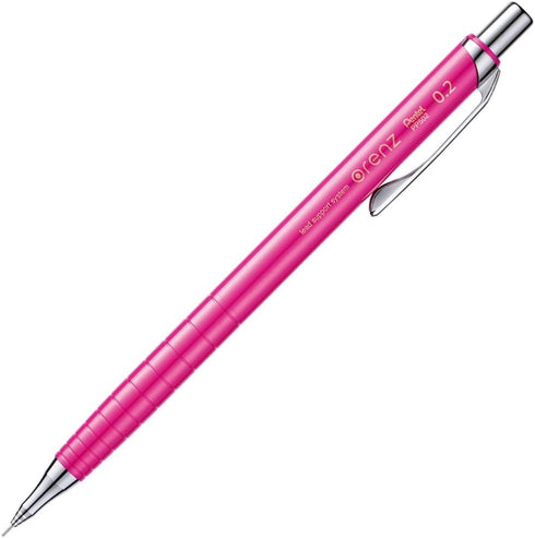 Pentel Mechanical Pencil Orenz 0.2mm, Pink Body (XPP502-P)...
