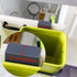Food Waste Basket Bin for Kitchen, Odor-Free Food Scrap Container,Small Countertop Compost Bin with Lid, Mini Garbage Can Wall Mounted Trash Can, ...