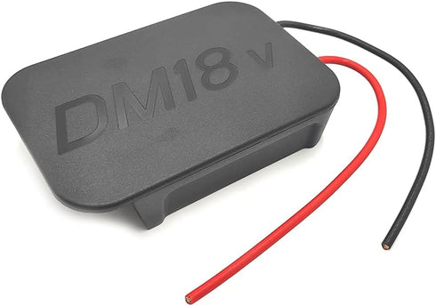Battery Adapter for DEWALT 18V/ 20V MAX & Milwaukee M18 18V Lithium Battery Power Mount Connector Dock Holder, Power Wheels Adapter DIY Drill Tool...