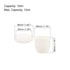 uxcell Corundum Alumina Crucible Heating Container Cup Pot 10ml with Lid for Foundry Worker Kilns Melting Casting Refining Lab Supply Gold Melt...