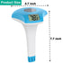 Pool Thermometer Floating Easy Read, Solar Powered Digital Pool Thermometer, IPX-8 Waterproof, Digital Temperature Gauge with Rope for Swimming Po...