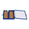 Heathrow Scientific HS15994A Premium Microscope Slide Box, 100-Place, Cork, ABS, Blue, 208mm Length, 175mm Width, 34mm Height...