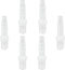 6 Pcs Plastic Hose Barb Reducer Fitting,1/4" Barb X 1/8" NPT Male Connectors Joint Splicer Mender Barbed Reducing Union Adapter Connector Pipe Fit...
