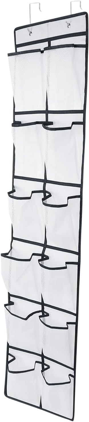 12 Large Pockets Over Door Hanging Shoe Organizer...