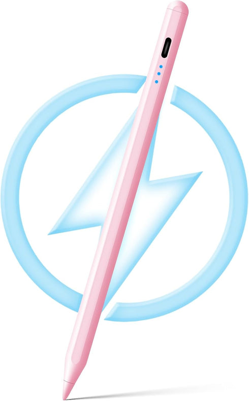 Stylus Pen for iPad 9th&10th Generation - iPad Pencil 2nd Generation, Fast Charge Active Pencil Compatible with 2018-2024 Apple iPad Pro11&12.9 in...