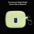 Earbuds Case Compatible with TAGRY X08 Wireless Headphone, iluminous Silicon Protective Cover with “S” Shaped Dual Carabiner, with Window for LED ...