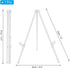 PATIKIL 1Set Tabletop Easel Stand for Display, 14in Table Top Easel Stand Small Portable Tripod Aluminum for Signs Poster Art Painting Decor Pictu...