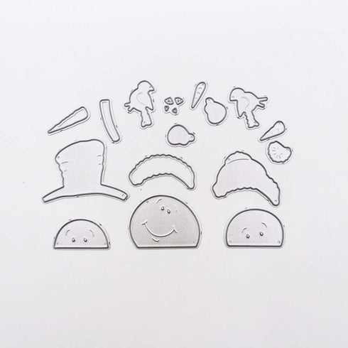 Snowman Bird Cutting Dies for Card Making,Little Girl Metal Die Cuts Embossing Stencil for Scrapbooking DIY Album Paper Cards Art Craft...