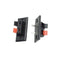 BokWin 45mm x 21mm 2 Way Jack Socket Spring Push Release Connector Terminal Strip Block Speaker 2Pcs...