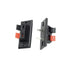 BokWin 45mm x 21mm 2 Way Jack Socket Spring Push Release Connector Terminal Strip Block Speaker 2Pcs...
