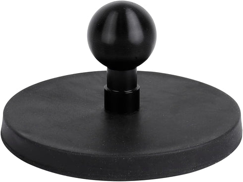 88mm(3.5") Diameter Round Magnet Mount Base with 25mm(1 inch) Ball,Compatible with RAM Mounts B Size Double Socket Arm and Other 1" Ball Bike Moto...