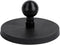 88mm(3.5") Diameter Round Magnet Mount Base with 25mm(1 inch) Ball,Compatible with RAM Mounts B Size Double Socket Arm and Other 1" Ball Bike Moto...