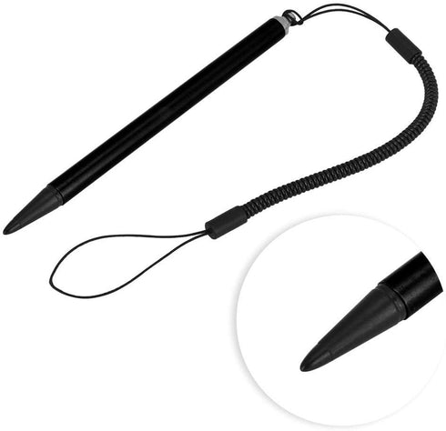 Resistive Hard-tip Pen Compatible with all Resistive Devices Screen Touch Painting Pen Resistive with Spring Rope for POS PDA Navigator (BLACK)...