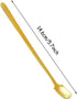Gold Long Handle Spoon Stir Stick 5.7inch Square Head Stainless Steel Stirrer Modere Trim for Coffee Tea Mixing Stirring Tall Glasses Cold Hot Dri...