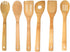 Home Basics 6 Piece Bamboo Kitchen Cutlery Tool Set, Natural, 2.5 x 12 x 0.25...