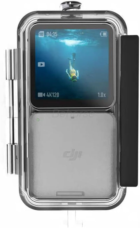 Action 2 Waterproof Case Diving Shell 45m Environmentally Friendly Housing Cover Camera Dual Screen for Osmo Action 2...