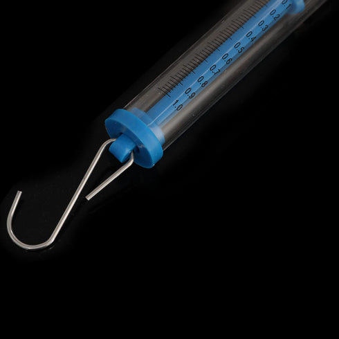 Spring Scale TAODAN 5PCS 5 Sizes Scientific Plastic Transparent Tubular Spring Balance, Hanging Tube Spring Scale, 1N, 5N, 10N, 20N, 30N...