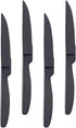 Steak Knife Set, 4-Piece Serrated Black Steak Cutlery Steak Knife, Stainless Steel Steak Cutlery Knife for Home, Restaurant, Hotel, 22cm...