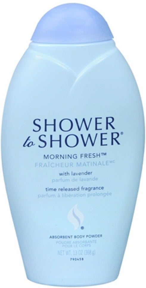 Shower to Shower, Absorbent Body Powder Morning Fresh, 13 oz...