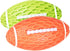 AUSCAT 2PCS Squeaky Rubber Dog Toy Balls, Indestructible Dog Ball for Aggressive Chewers, 4.1" Football Rugby Fetch Interactive Dog Toy for Small ...