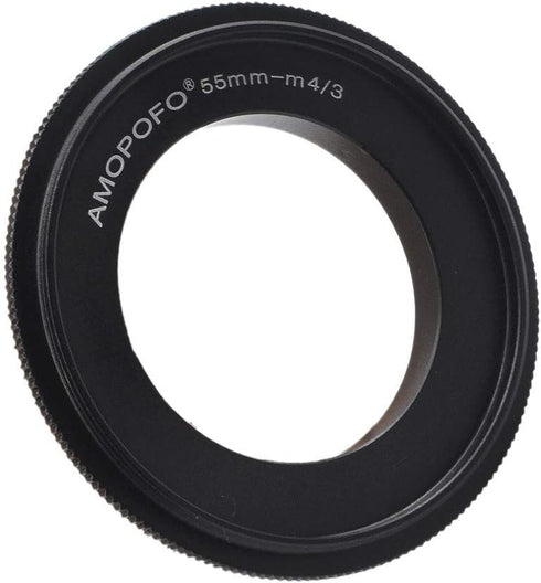55mm Filter Thread Macro Reverse Mount Adapter Ring,for M4/3 Camera GX7 GF6 GH3 G5 GF5 GX1 GF3 G3 OM-D E-M1 E-M5 E-PL6 E-P5 DSLR Cameras...