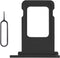 for iPhone XR Black SIM Card Tray Holder Replacement Single SIM Version for iPhoneXR Card Slot with Waterproof Rubber Ring Repair Fix Kit Card Rem...