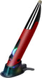 lychee Rechargeable Pocket Pen Mouse, Left/Right-Handed Wireless Optical Ergonomic Mouse with Stylus Function RGB Backlit Type-C & Micro USB Adapt...
