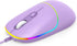Wired Mouse, LED Computer Mouse Wired, 4 Adjustable DPI up to 6400 Ultra Silent Mouse, Optical Tracking USB Mouse Soft Rubber Corded Mouse for Lap...