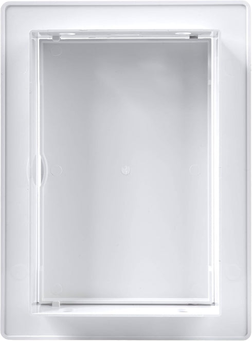 Vent Systems 4x6 Access Panels - Pack of 2 - ABS Plastic - Easy Access Panel for Drywall, Wall and Ceiling Electrical and Plumbing Service Door Co...