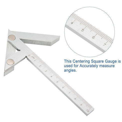 Center Measuring Tool, Center Finder Line Gauge Woodworking,Center Finder Tool, Centering Gauge Tool 100 * 70mm...