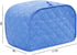 Polyester Quilted Toaster Cover for Two Slice Toaster and Dust & Fingerprint Protection, Machine Washable. (Blue, 11.5 x 8 x 8 in)...