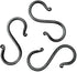 S Hook Hand Forged Metal S Hook Set of 3 Pcs Wrought Iron Handmade S Hook Heavy Duty 3.50 Inches S Hook for Hanging Plants, Pots, Coffee Mugs, Cur...