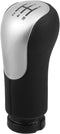 ACROPIX Black Silver Tone Gear Lever Stick Shifter Handle 5 Speed Manual Gear Stick Shift Knob Fit for Ford Fiesta Fusion Transit - Pack of 1...